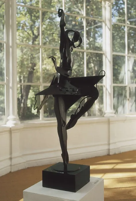 Framed Print : GARGALLO, Pablo (1881-1934). Grand Ballerina. 1929. Mannerism art. Sculpture on bronze. SPAIN. Barcelona. National Art Museum of Catalonia