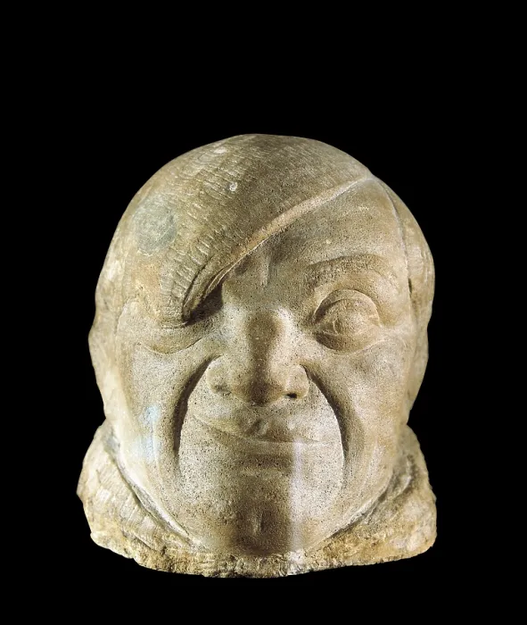 Framed Print : GARGALLO, Pablo (1881-1934). Pablo Picasso. 1913. Artistic avant-gardes. Sculpture on rock. SPAIN. Barcelona. National Art Museum of Catalonia