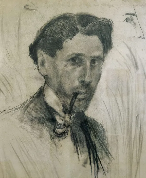 Framed Print : GARGALLO, Pablo (1881-1934). Self-portrait with Pipe. 1901. Charcoal on Canson paper. Drawing. SPAIN. Zaragoza. Pablo Gargallo Museum. AISA / Everett Collection**US SALES ONLY** Framed Print : GARGALLO, Pablo (1881-1934). Self-portrait with Pipe. 1901. Charcoal on Canson paper. Drawing. SPAIN. Zaragoza. Pablo Gargallo Museum. AISA / Everett Collection**US SALES ONLY**