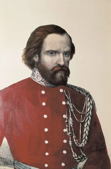 Framed Print : GARIBALDI, Giuseppe (1807-1882). Portrait with the uniform of the Hunters of the Alps. Litography. ITALY. Milan Framed Print : GARIBALDI, Giuseppe (1807-1882). Portrait with the uniform of the Hunters of the Alps. Litography. ITALY. Milan