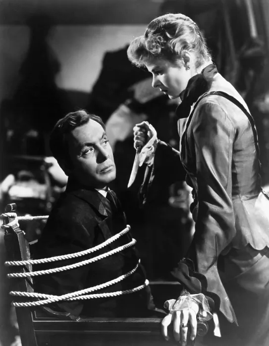 Framed Print : GASLIGHT, Charles Boyer, Ingrid Bergman, 1944