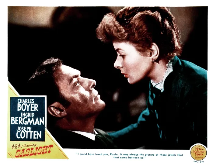 Framed Print : GASLIGHT, from left, Charles Boyer, Ingrid Bergman, 1944 Framed Print : GASLIGHT, from left, Charles Boyer, Ingrid Bergman, 1944