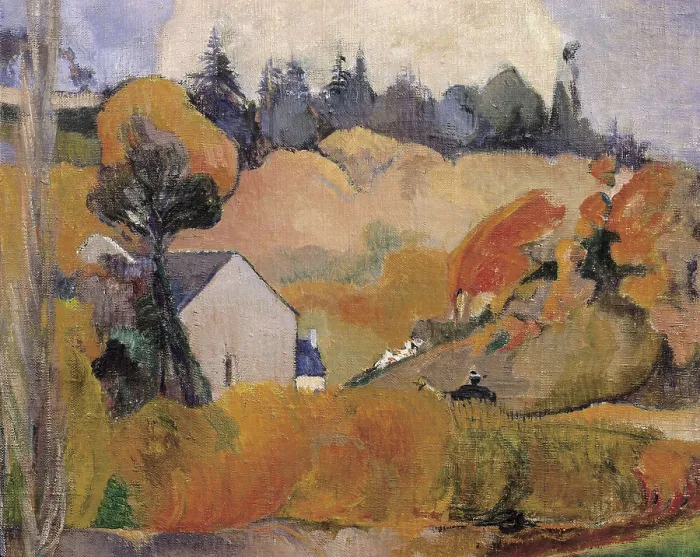 Framed Print : GAUGUIN, Paul (1848-1903). Brittany Landscape: the David Mill. 1894. Right detail. Symbolism. Pont-Aven school. Oil on canvas. FRANCE. Paris. Muse d'Orsay (Orsay Museum) Framed Print : GAUGUIN, Paul (1848-1903). Brittany Landscape: the David Mill. 1894. Right detail. Symbolism. Pont-Aven school. Oil on canvas. FRANCE. Paris. Muse d'Orsay (Orsay Museum)