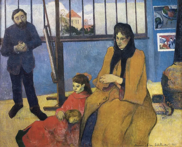 Framed Print : GAUGUIN, Paul (1848-1903). The Schuffenecker Family, or Schuffenecker's Studio. 1889 Framed Print : GAUGUIN, Paul (1848-1903). The Schuffenecker Family, or Schuffenecker's Studio. 1889