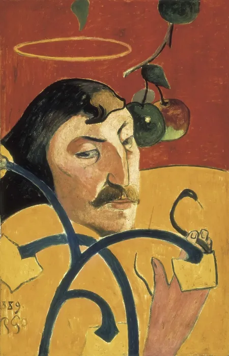 Framed Print : GAUGUIN, Paul (1848-1903). Self-portrait. 1889. Symbolism. Pont-Aven school. Oil on canvas. UNITED STATES OF AMERICA. Washington. National Gallery of Art Framed Print : GAUGUIN, Paul (1848-1903). Self-portrait. 1889. Symbolism. Pont-Aven school. Oil on canvas. UNITED STATES OF AMERICA. Washington. National Gallery of Art