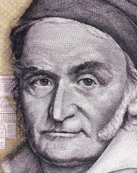 Framed Print : GAUSS, Karl Friedrich (1777-1855). Portrait of Carl Friederich Gauss. Engraving. AISA / Everett Collection**US SALES ONLY**