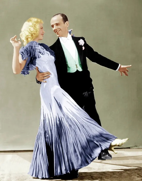 Framed Print : THE GAY DIVORCEE, from left: Ginger Rogers, Fred Astaire, 1934
