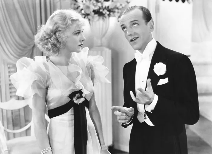 Framed Print : THE GAY DIVORCEE, from left: Ginger Rogers, Fred Astaire, 1934