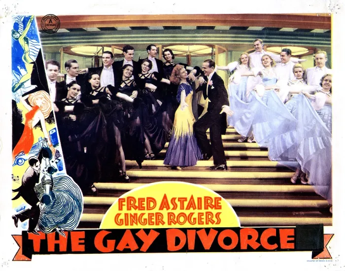 Framed Print : THE GAY DIVORCEE, from left, Ginger Rogers, Fred Astaire, 1934