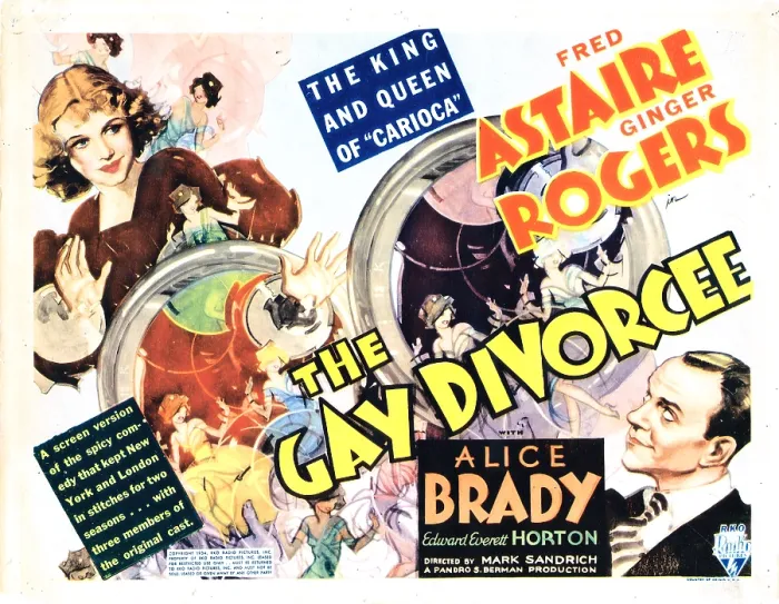 Framed Print : THE GAY DIVORCEE, US poster, from left: Ginger Rogers, Fred Astaire, 1934 Framed Print : THE GAY DIVORCEE, US poster, from left: Ginger Rogers, Fred Astaire, 1934