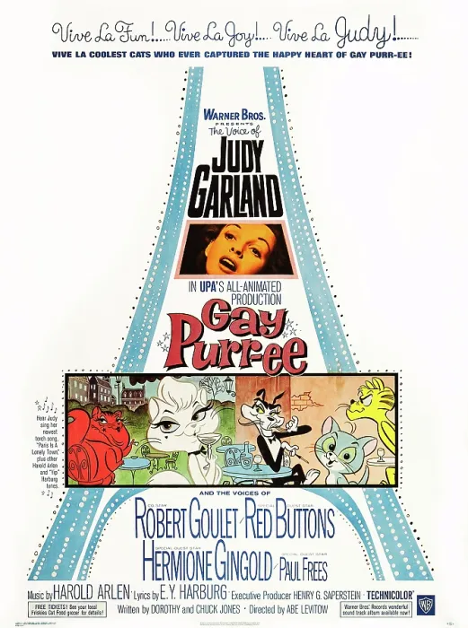 Framed Print : GAY PURR-EE, Judy Garland (top photo), Mme