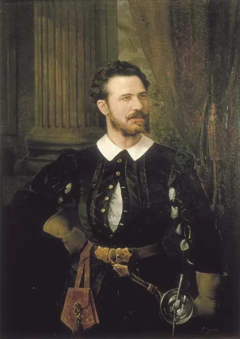 Framed Print : GAYARRE, JuliAn (1844-1890). Spanish. Painting. - P. Rotger / Iberfoto / Everett Collection (174442)**US SALES ONLY**