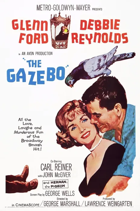 Framed Print : THE GAZEBO, US poster art, from left: Debbie Reynolds, Glenn Ford, 1959