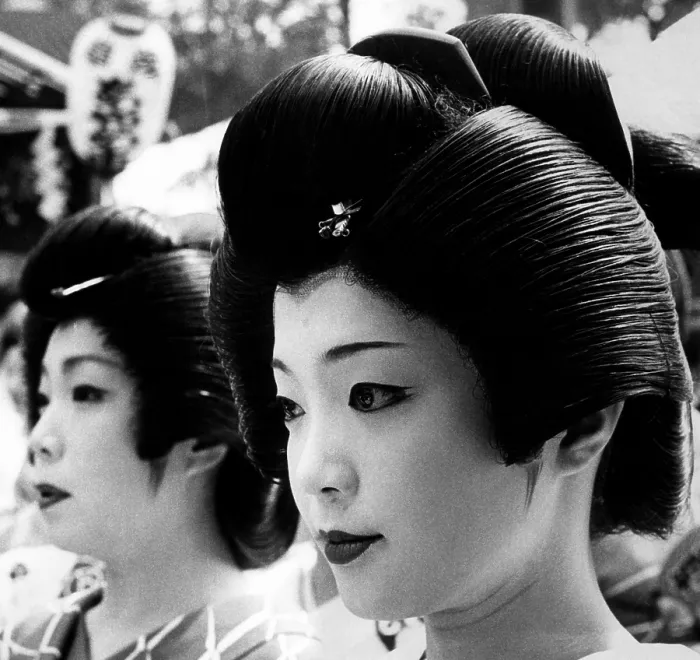 Framed Print : Geisha girls participate in a festival in Tokyo. ca 1974. Courtesy: CSU Archives / Everett Collection