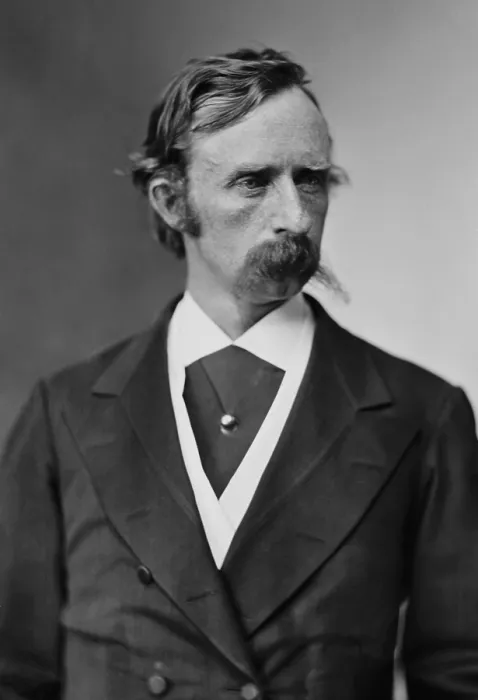 Framed Print : Gen. George Armstrong Custer, in civilian clothing, Dec. 1869. Photo by Mathew Brady Studio (BSLOC_2019_9_114)