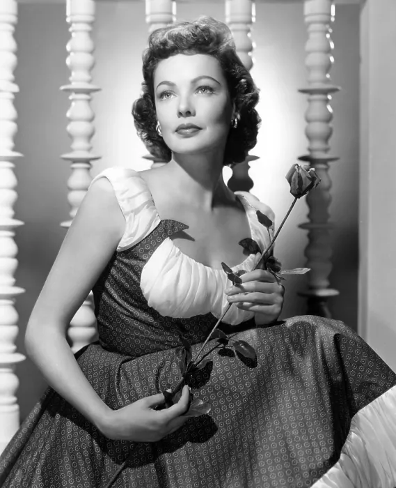 Framed Print : Gene Tierney, 1952