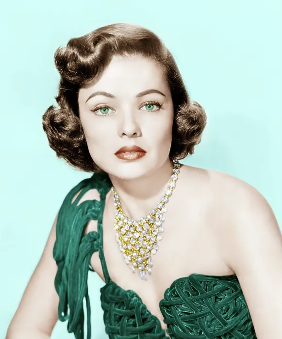 Framed Print : Gene Tierney, late 1940s- early 1950s