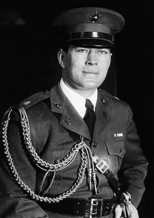 Framed Print : Gene Tunney wearing his blue Marine Corps Major's uniform of the Connecticut State Militia Framed Print : Gene Tunney wearing his blue Marine Corps Major's uniform of the Connecticut State Militia