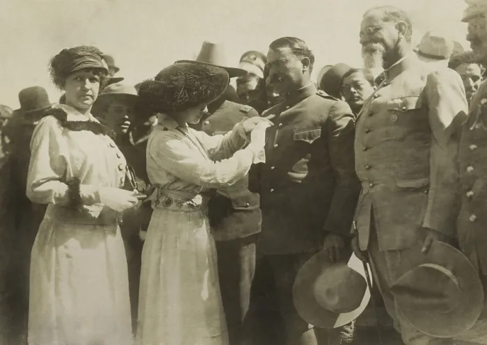 Framed Print : General Alvaro Obregon receiving medal from admirers in Celaya, Mexico, June 10, 1916 Framed Print : General Alvaro Obregon receiving medal from admirers in Celaya, Mexico, June 10, 1916