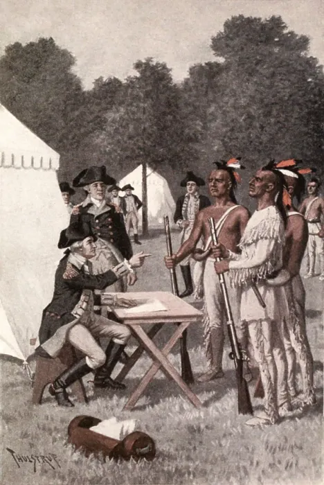 Framed Print : General Anthony Wayne at the signing of the Treaty of Grenville, August 3, 1795 Framed Print : General Anthony Wayne at the signing of the Treaty of Grenville, August 3, 1795