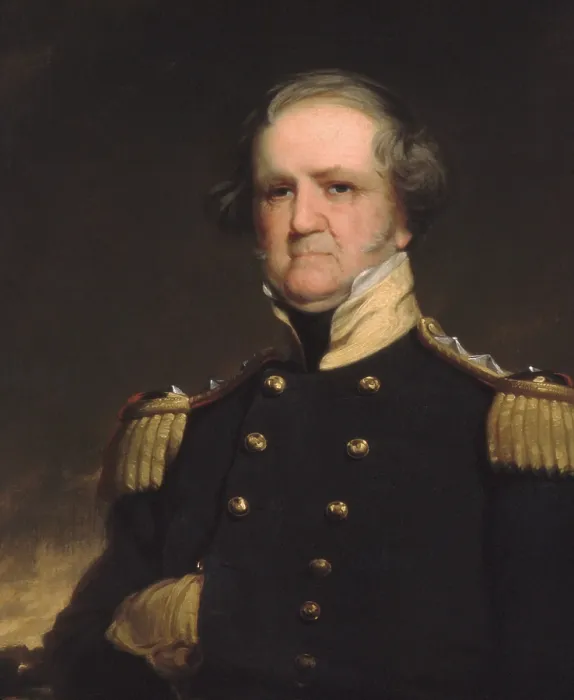 Framed Print : General of the US Army, Winfield Scott, 1855 by Robert Walter Weir