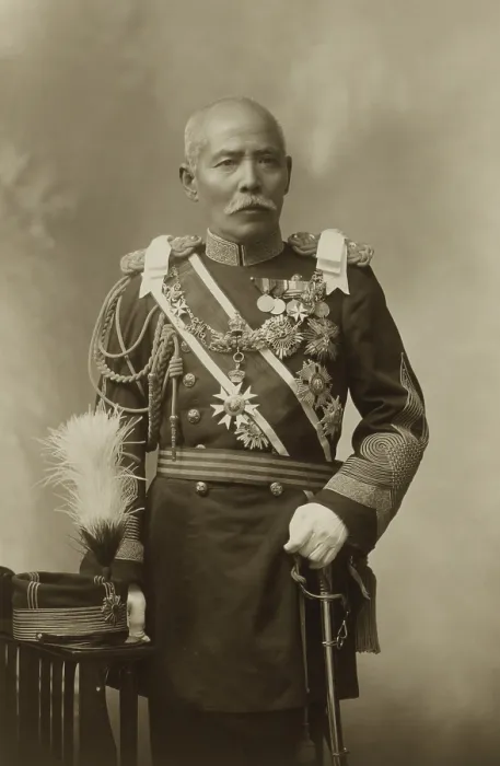 Framed Print : General Baron T. Kuroki, Commander of Japanese First Army during the Russo-Japanese War