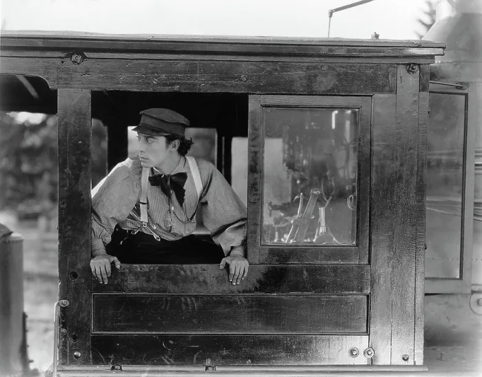 Framed Print : THE GENERAL, Buster Keaton, 1927
