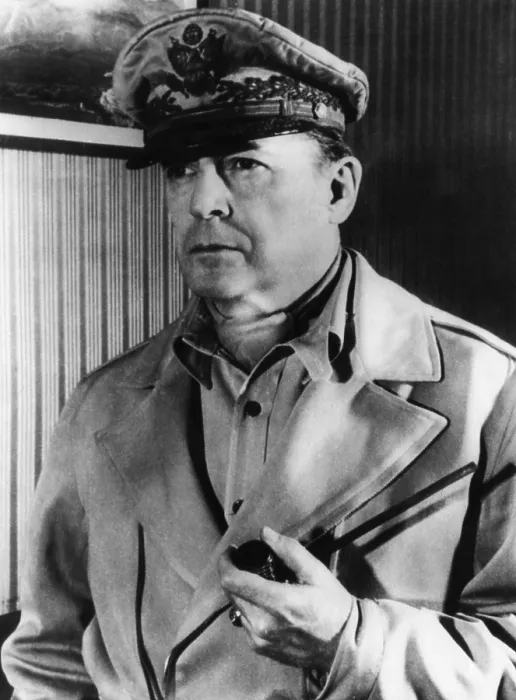 Framed Print : General Douglas MacArthur, (1880-1964), military governor of Japan, 1948. Courtesy: CSU Archives  /  Everett Collection