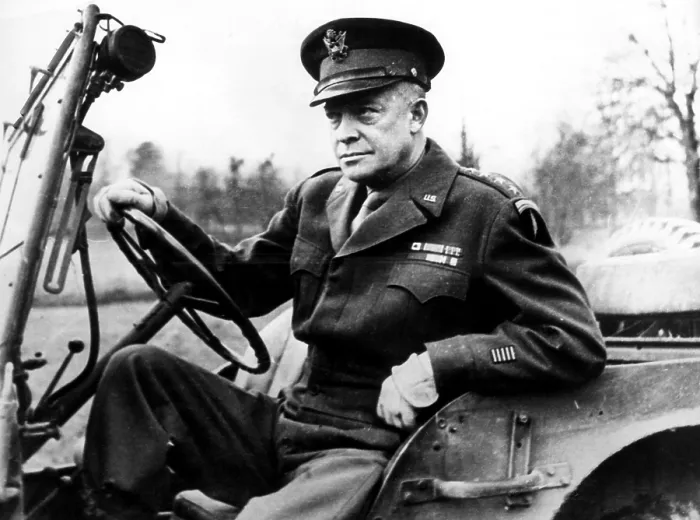 Framed Print : General Dwight D. Eisenhower, D-Day, June 6, 1944. Courtesy: CSU Archives / Everett Collection