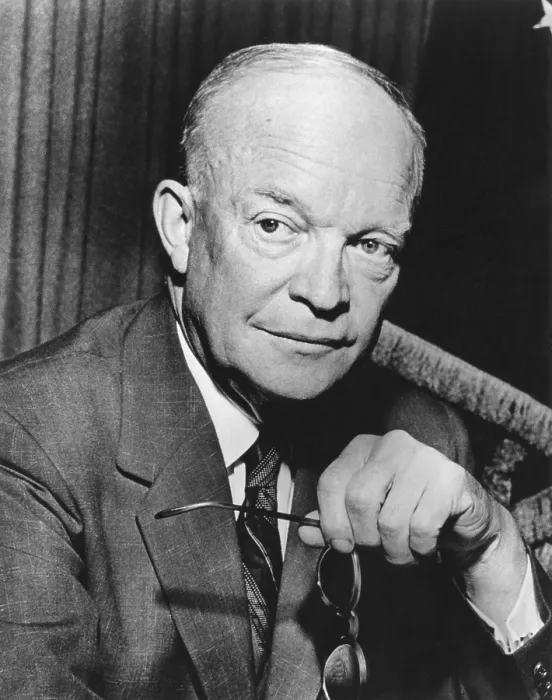 Framed Print : General Dwight Eisenhower. Ca. 1947-48 portrait by Bachrach. - (BSLOC_2014_16_47)