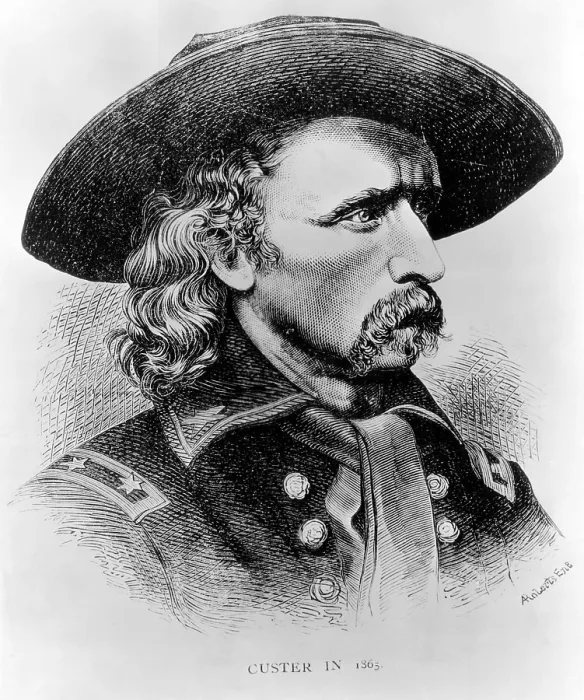 Framed Print : General George Custer, 1865. Courtesy: CSU Archives / Everett Collection Framed Print : General George Custer, 1865. Courtesy: CSU Archives / Everett Collection