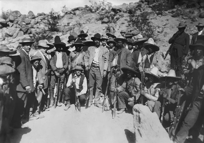 Framed Print : General Pascual Orozco and his staff in the camp in northern Mexico. He was commander of Maderos Constitutionalists in the Mexican Revolution in 1911 (BSLOC_2016_13_19.jpg ) Framed Print : General Pascual Orozco and his staff in the camp in northern Mexico. He was commander of Maderos Constitutionalists in the Mexican Revolution in 1911 (BSLOC_2016_13_19.jpg )