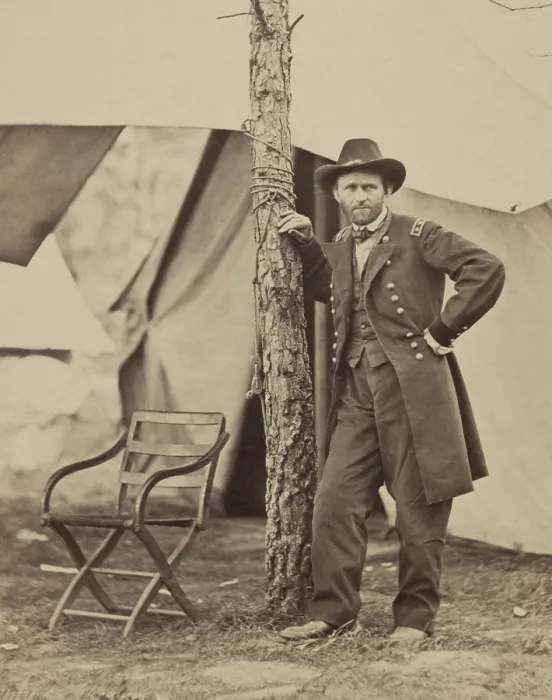 Framed Print : General Ulysses Grant, at his City Point Headquarters, Virginia