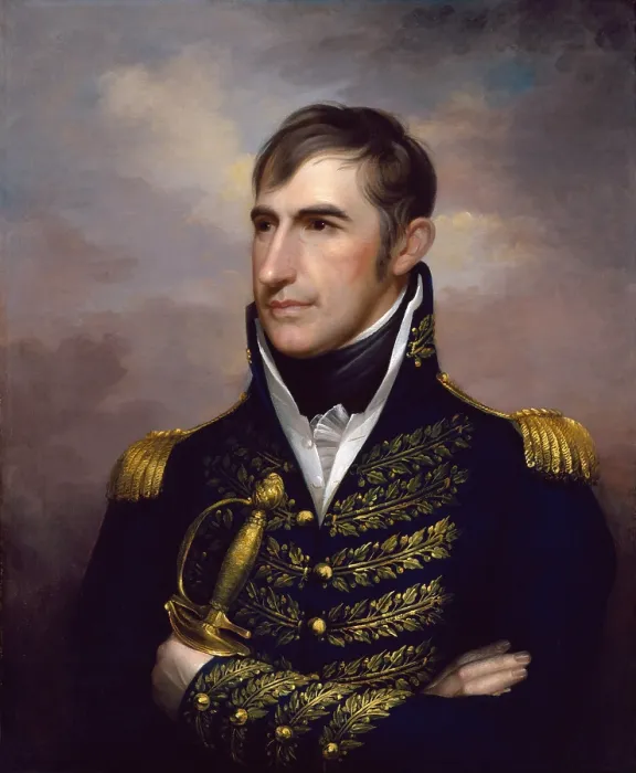 Framed Print : GENERAL WILLIAM HENRY HARRISON, by Rembrandt Peale, 1813, American painting, oil on canvas Framed Print : GENERAL WILLIAM HENRY HARRISON, by Rembrandt Peale, 1813, American painting, oil on canvas