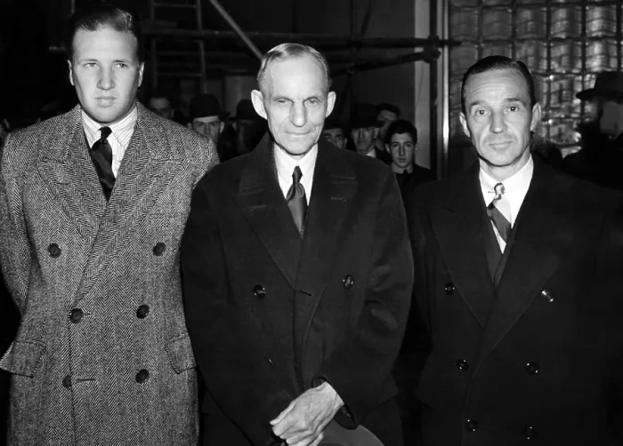 Framed Print : Three Generations of Fords: l to r: Henry Ford II, Henry Ford, and Edsel Ford at the Ford Exhibition at the 1939 World's Fair, 1939. Courtesy: CSU Archives / Everett Collection Framed Print : Three Generations of Fords: l to r: Henry Ford II, Henry Ford, and Edsel Ford at the Ford Exhibition at the 1939 World's Fair, 1939. Courtesy: CSU Archives / Everett Collection