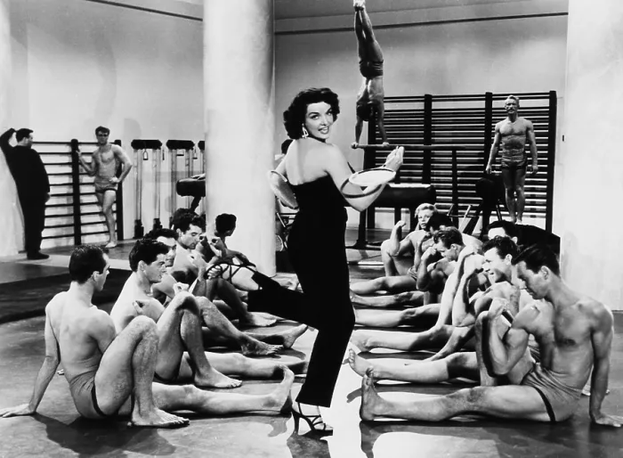 Framed Print : GENTLEMEN PREFER BLONDES, Jane Russell, (center), 1953, 20th Century-Fox Film Corporation, TM & Copyright / courtest Everett Collection Framed Print : GENTLEMEN PREFER BLONDES, Jane Russell, (center), 1953, 20th Century-Fox Film Corporation, TM & Copyright / courtest Everett Collection