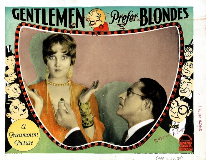 Framed Print : GENTLEMEN PREFER BLONDES, from left, Ruth Taylor, Holmes Herbert, 1928