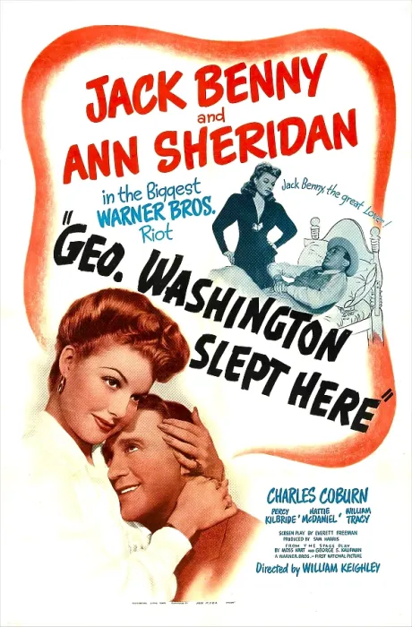 Framed Print : GEO. WASHINGTON SLEPT HERE, (aka GEORGE WASHINGTON SLEPT HERE), US poster, Ann Sheridan, Jack Benny, 1942 Framed Print : GEO. WASHINGTON SLEPT HERE, (aka GEORGE WASHINGTON SLEPT HERE), US poster, Ann Sheridan, Jack Benny, 1942