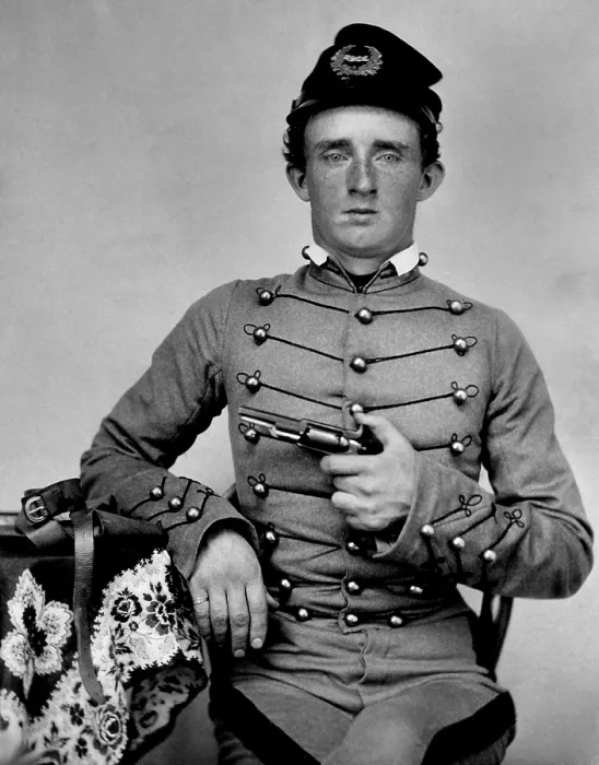 Framed Print : George Armstrong Custer at West Point, 1859. He graduated at the bottom of his class in 1861. Upon graduation, he became an officer in the Union Army Framed Print : George Armstrong Custer at West Point, 1859. He graduated at the bottom of his class in 1861. Upon graduation, he became an officer in the Union Army