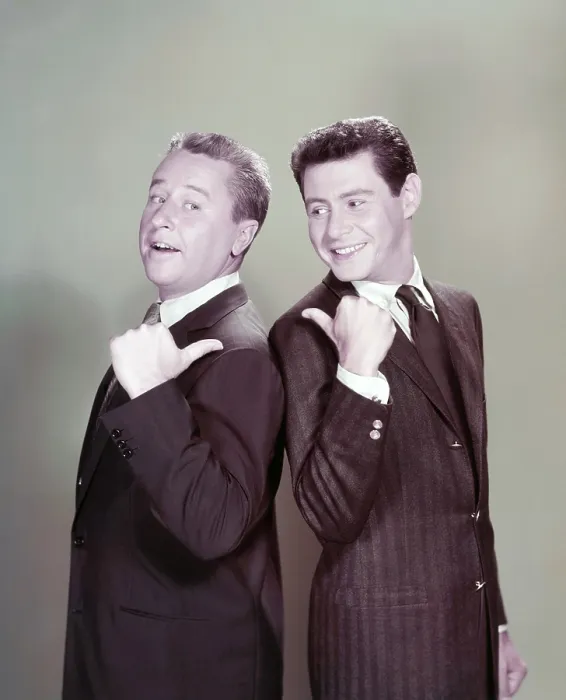 Framed Print : THE GEORGE GOBEL SHOW  /  THE EDDIE FISHER SHOW, from left: George Gobel, Eddie Fisher, 1954-60