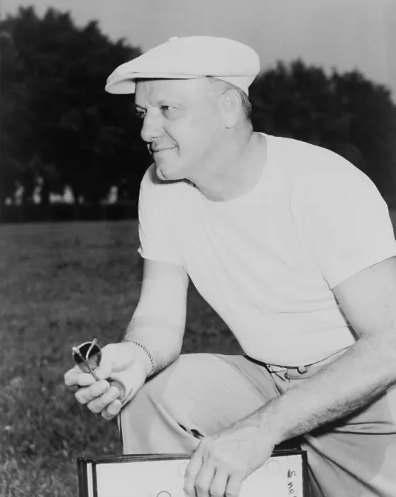 Framed Print : George Halas, founder and coach of the Chicago Bears in 1949. He was one of the original co-founders of the National Football League (NFL) in 1922. - (BSLOC_2014_17_170)