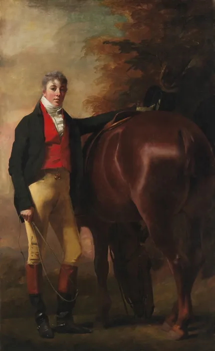 Framed Print : GEORGE HARLEY DRUMMOND, by Sir Henry Raeburn, 1808-09, British painting, oil on canvas. Drummond, born into Scottish banking family, was a spendthrift and heavy gambler Framed Print : GEORGE HARLEY DRUMMOND, by Sir Henry Raeburn, 1808-09, British painting, oil on canvas. Drummond, born into Scottish banking family, was a spendthrift and heavy gambler
