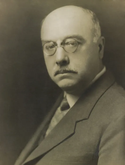 Framed Print : George Kleine, entered the cinema business through selling Thomas Edisons film making equipment, then distributing silent films