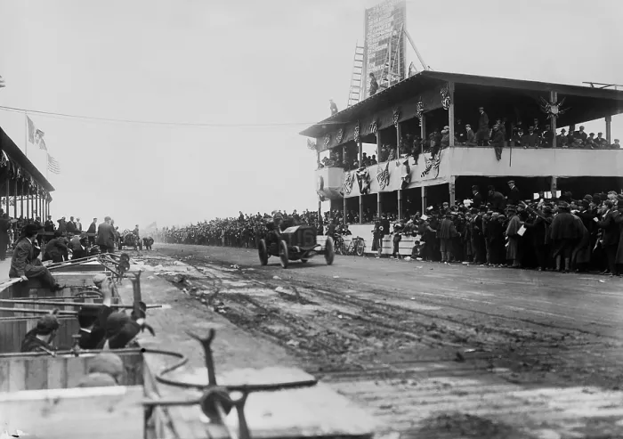 Framed Print : George Robertson's car on the race track during of the 1908 Vanderbilt Cup Race. Robertson took the win in # 16, a Locomobile car, on Oct. 8, 1908 Framed Print : George Robertson's car on the race track during of the 1908 Vanderbilt Cup Race. Robertson took the win in # 16, a Locomobile car, on Oct. 8, 1908