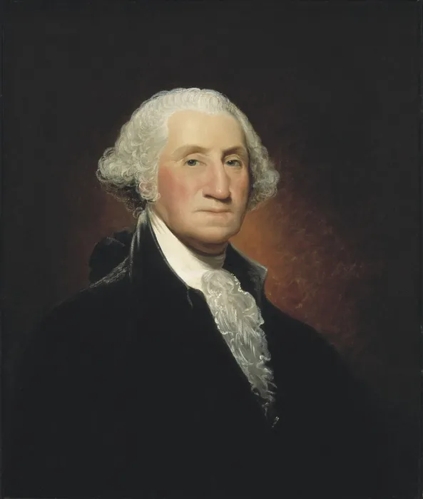 Framed Print : George Washington, by William Winstanley, 1803. American painting, oil on canvas. Winstanley was an English-born landscape artist who emigrated to the US in the 1790s