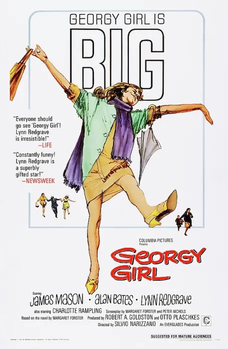 Framed Print : GEORGY GIRL, US poster art, 1966