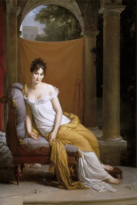 Framed Print : GERARD, Franois (1770-1837). Madame Recamier. beg. 19th c. Detail. Neoclassicism. Oil on canvas. FRANCE. Versailles. National Museum of Versailles Framed Print : GERARD, Franois (1770-1837). Madame Recamier. beg. 19th c. Detail. Neoclassicism. Oil on canvas. FRANCE. Versailles. National Museum of Versailles