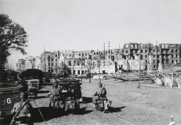 Framed Print : German Center army captured Minsk on June 25, 1941, in Operation Barbarossa
