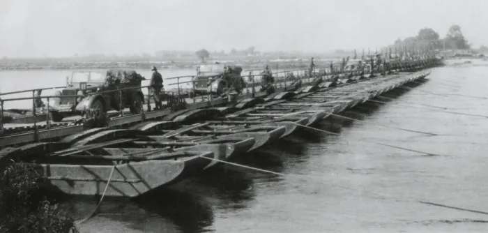 Framed Print : The German Falke Division crossing the Bug River in the Nazi advance on Kiev. In Ukraine, the Soviet Union, September 1941, during World War 2. (BSLOC_2014_8_11) Framed Print : The German Falke Division crossing the Bug River in the Nazi advance on Kiev. In Ukraine, the Soviet Union, September 1941, during World War 2. (BSLOC_2014_8_11)