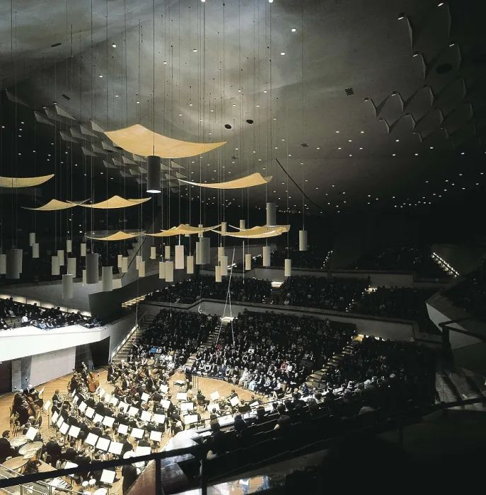Framed Print : GERMANY. Berlin. Berlin Philharmonic Orchestra playing in the Philharmonie. AISA / Everett Collection**US SALES ONLY** Framed Print : GERMANY. Berlin. Berlin Philharmonic Orchestra playing in the Philharmonie. AISA / Everett Collection**US SALES ONLY**